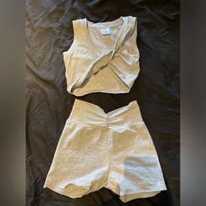 Naturyl The Twist Bralette Size S and The Favorite Lounge Shorts Size S